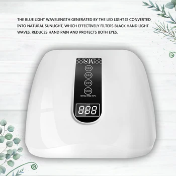 New 96W Nail Dryer UV LED Nail Lamp Gel Polish Curing Lamp Skin Care Red Light Lamp For Nail Dryer Auto Sensor Manicure Tools
New 96W Nail Dryer UV LED Nail Lamp Gel Polish Curing Lamp Skin Care Red Light Lamp For Nail Dryer Auto Sensor Manicure Tools