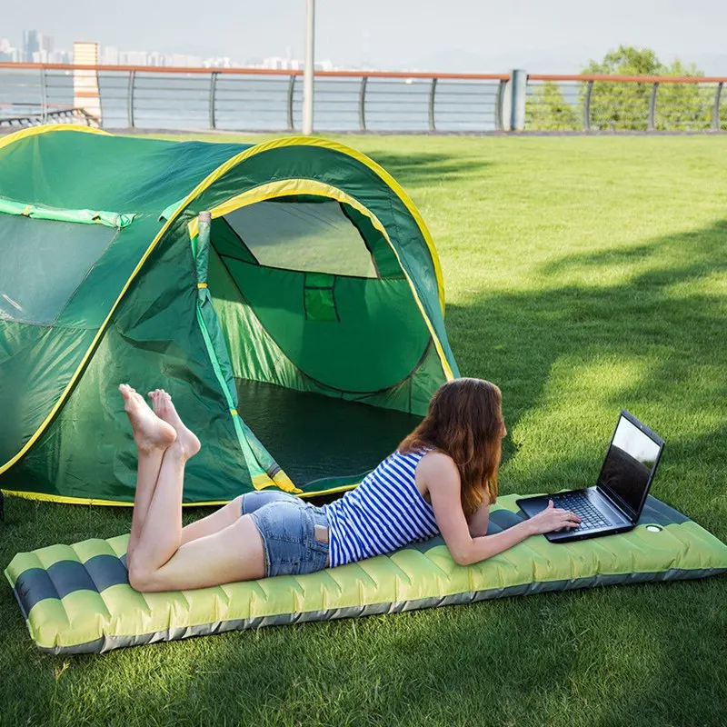 Self Inflating Camping Airbed Sleeping Pad Outdoor Mats Moistureproof Inflatable Air Mattress Swimming Pool Floating Pad
Self Inflating Camping Airbed Sleeping Pad Outdoor Mats Moistureproof Inflatable Air Mattress Swimming Pool Floating Pad