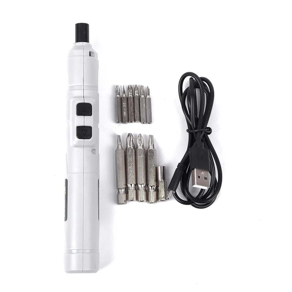 Pen Electric Screwdriver USB Cable Drill Bits Kit Repairing Construction Maintenance Use Power Screwdriver
Pen Electric Screwdriver USB Cable Drill Bits Kit Repairing Construction Maintenance Use Power Screwdriver