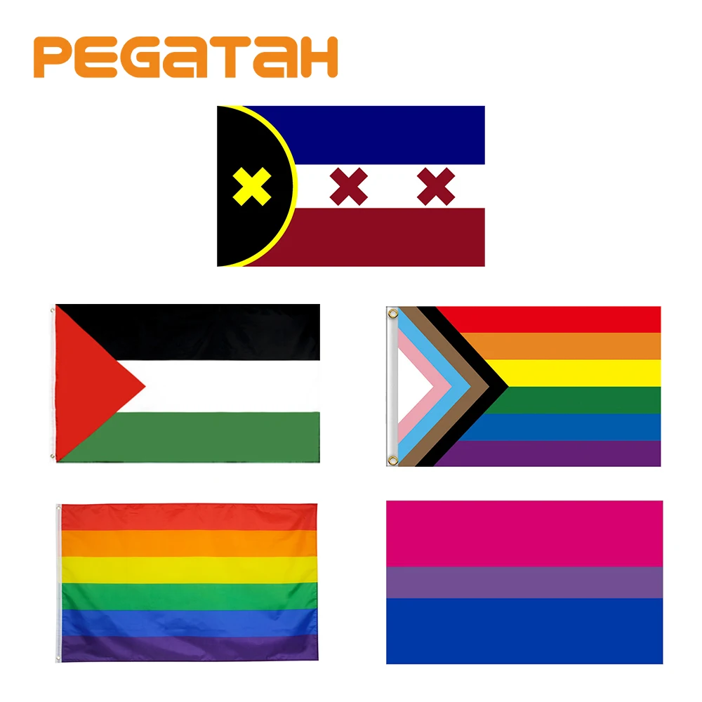 ЛГБТ-флаг ЛГБТ 90x150 см | Дом и сад