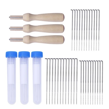 MIUSIE Needles Felting Tool Wool Felt Pocked Needles Set DIY Needle Starter Beginners DIY Craft Needlework Poke Needle Felting
MIUSIE Needles Felting Tool Wool Felt Pocked Needles Set DIY Needle Starter Beginners DIY Craft Needlework Poke Needle Felting