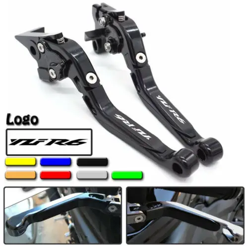 Motorcycle CNC Adjustable Folding Extendable Brake Clutch Levers for YAMAHA YZF-R6 YZF R6 YZFR6 1999-2004 2000 2001 2002 
Motorcycle CNC Adjustable Folding Extendable Brake Clutch Levers for YAMAHA YZF-R6 YZF R6 YZFR6 1999-2004 2000 2001 2002