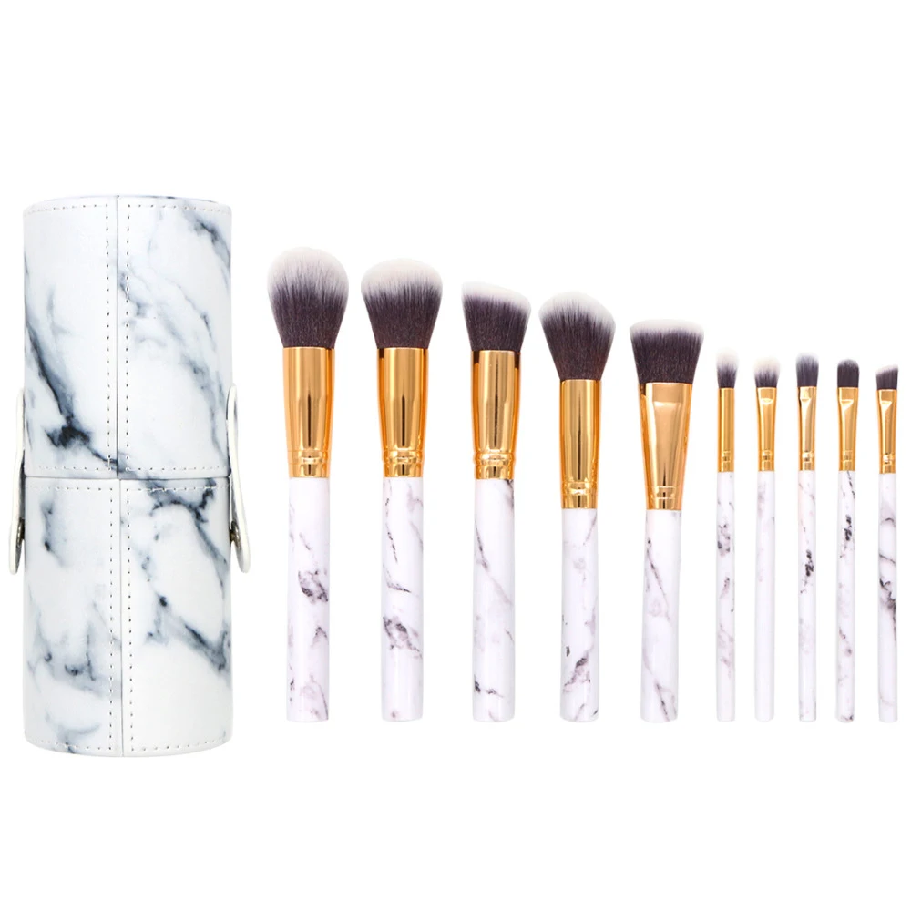 10pcs Marble Pattern Makeup Brushes Set Cosmetic Powder Eye Shadow Foundation Blush Blending Beauty Make Up Brush Set
10pcs Marble Pattern Makeup Brushes Set Cosmetic Powder Eye Shadow Foundation Blush Blending Beauty Make Up Brush Set