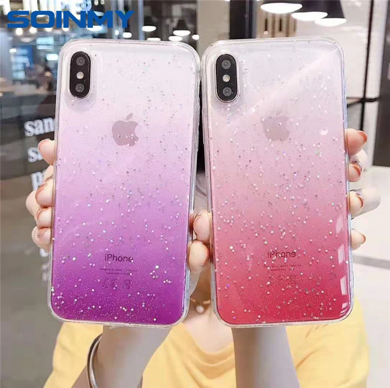 Glitter Gradient cases for iphone Xs Max Xr Xs 6 6s 7 8 plus X Case Soft TPU Silicone Back Cover for iphone 6 6s 7 8 X 10 Funda
Glitter Gradient cases for iphone Xs Max Xr Xs 6 6s 7 8 plus X Case Soft TPU Silicone Back Cover for iphone 6 6s 7 8 X 10 Funda