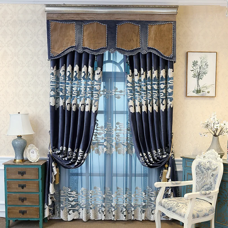 FYFUYOUFY High shade custom European style jacquard Blackout curtains for Living Room Windows High quality curtains for Bedroom
FYFUYOUFY High shade custom European style jacquard Blackout curtains for Living Room Windows High quality curtains for Bedroom