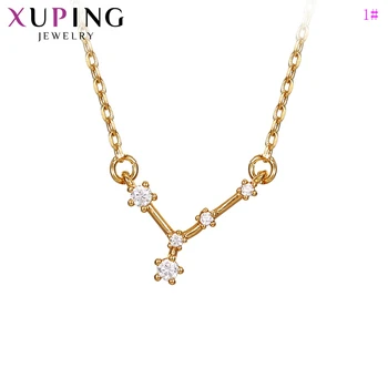 Xuping New Arrival Necklace Twelve constellations Necklace Women Girls Elegant Chain Jewelry Christmas Gifts 46346
Xuping New Arrival Necklace Twelve constellations Necklace Women Girls Elegant Chain Jewelry Christmas Gifts 46346