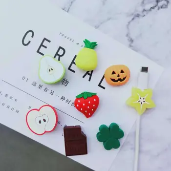 Cute Fruit 3D Data Cable Interface Protective Cover For Phone Silicone Charging Line Protective Cover
Cute Fruit 3D Data Cable Interface Protective Cover For Phone Silicone Charging Line Protective Cover