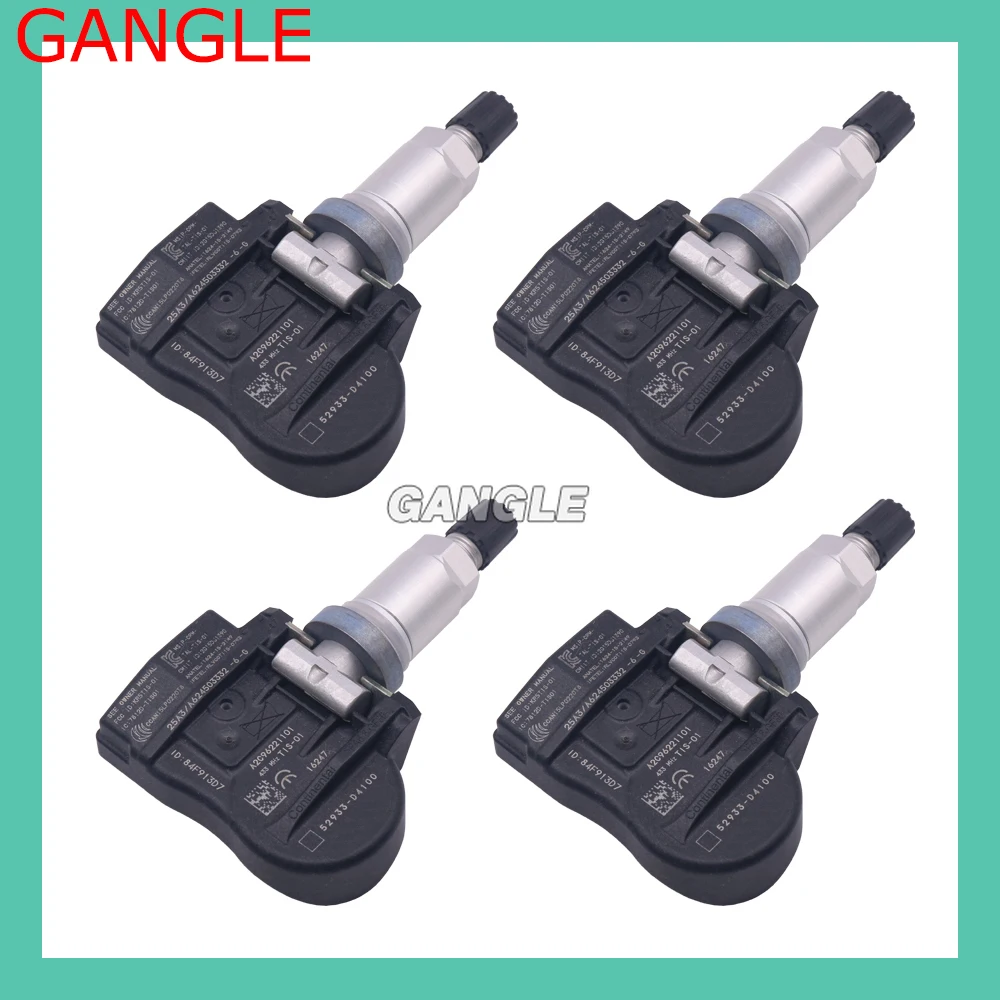 4 X TPMS 52933D4100 For HYUNDAI ELANTRA I30 FASTBACK KIA OPTIMA NIRO Tire Pressure Monitor Sensor 52933-D4100 52933-F2000
4 X TPMS 52933D4100 For HYUNDAI ELANTRA I30 FASTBACK KIA OPTIMA NIRO Tire Pressure Monitor Sensor 52933-D4100 52933-F2000