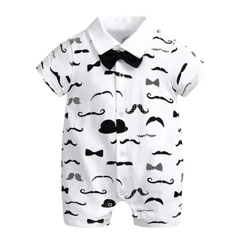Baby Boys Summer Casual Moustache Print Rompers Short Sleeve Turn-down Collar Cartoon Romper Toddler Cute Cotton Clothes D30
Baby Boys Summer Casual Moustache Print Rompers Short Sleeve Turn-down Collar Cartoon Romper Toddler Cute Cotton Clothes D30