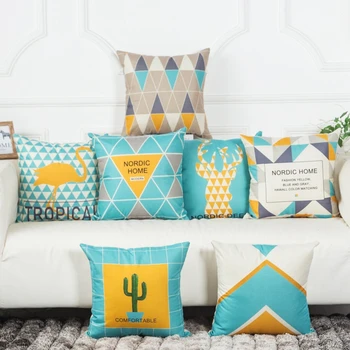 Nordic Geometric Cotton Linen Cushion Cover Yellow Blue Deer Cactus Decorative Pillow Cover Sofa Chair Seat Throw Pillows Case
Nordic Geometric Cotton Linen Cushion Cover Yellow Blue Deer Cactus Decorative Pillow Cover Sofa Chair Seat Throw Pillows Case