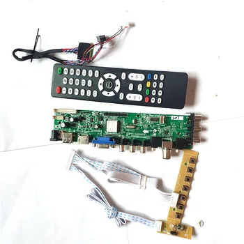 Fit LP140WH2-TLF1/TLF3/TLFA upgrade 40 pin LVDS 3663 TV digital AV HDMI VGA USB DVB 1366*768 screen LCD Controller board DIY Kit 
Fit LP140WH2-TLF1/TLF3/TLFA upgrade 40 pin LVDS 3663 TV digital AV HDMI VGA USB DVB 1366*768 screen LCD Controller board DIY Kit