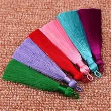 10PCS 8cm Polyester Silk Tassel Trim Fringe Sewing Clothing Pendant Decor Bookmark DIY Accessories
10PCS 8cm Polyester Silk Tassel Trim Fringe Sewing Clothing Pendant Decor Bookmark DIY Accessories