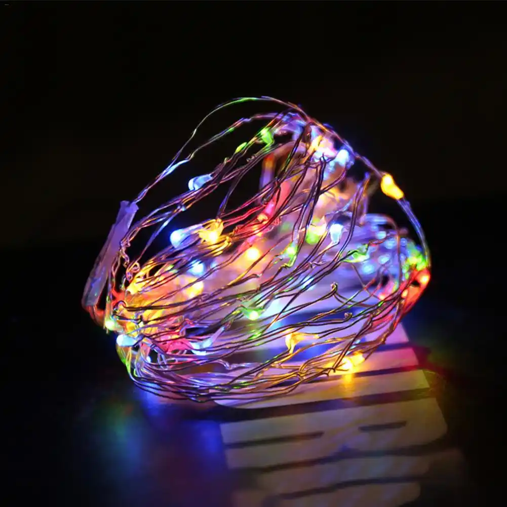 outdoor solar lights string waterproof 10m 100 led light string