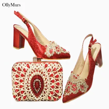 Nigeria Style Women High Heels Shoes And Bag Set For Parties Latest Summer Shoes And Matching Bag Set Large Size 38-43
Nigeria Style Women High Heels Shoes And Bag Set For Parties Latest Summer Shoes And Matching Bag Set Large Size 38-43
