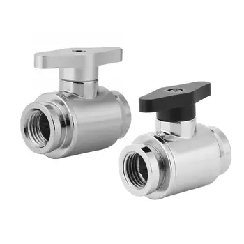 Universal Water Cooling G1/4 Vent Valve Water Ball Valve Waterway Control with Handle for Computer Water Cooling System
Universal Water Cooling G1/4 Vent Valve Water Ball Valve Waterway Control with Handle for Computer Water Cooling System