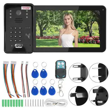 Wired Wifi Video Intercom 9in TFT LCD Display Remote APP Password ID Card Night Vision Doorphone 100-240V
Wired Wifi Video Intercom 9in TFT LCD Display Remote APP Password ID Card Night Vision Doorphone 100-240V