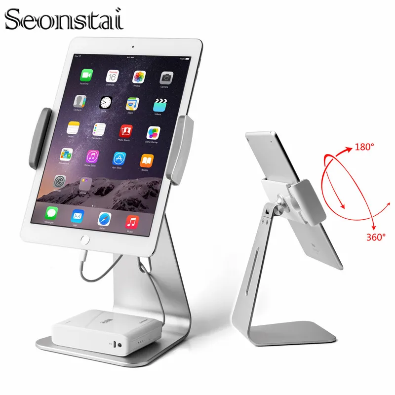 Aluminum 7-13 inch Elegant Tablet Stand 360 Rotation Viewing Angle 180 Degree Adjustable Universal Desktop Holder for iPad Mini
Aluminum 7-13 inch Elegant Tablet Stand 360 Rotation Viewing Angle 180 Degree Adjustable Universal Desktop Holder for iPad Mini