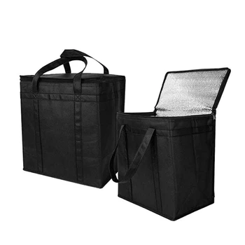 Home Insulated Reusable Grocery Bags,Foldable,Washable,Heavy Duty,Stands Upright,Completely Reinforced Bottom & Handles