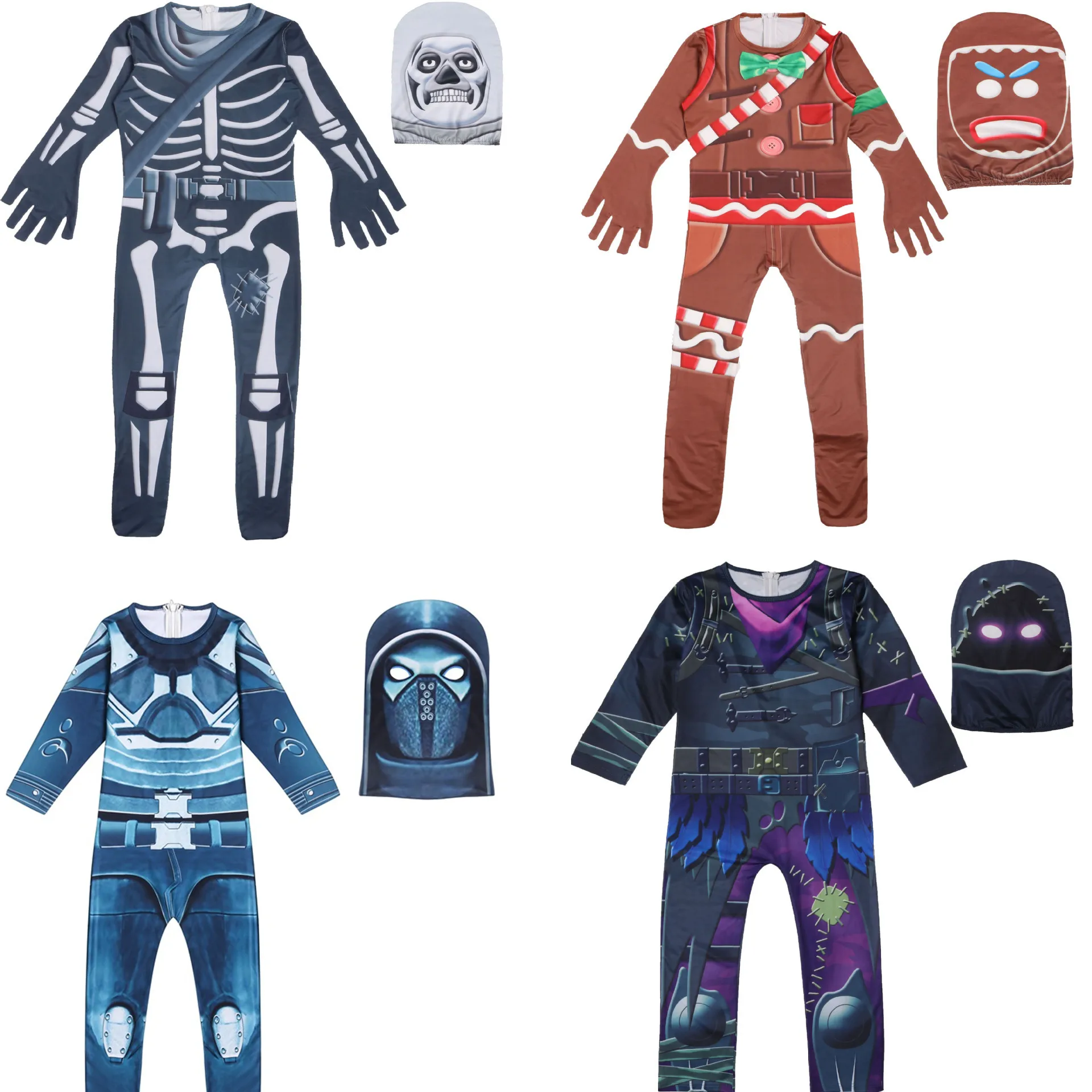 Executor Flytrap Skin Decoration raven Boy Cosplay Clothes new year Costume Battle Royale Party Funny Kid Clothing Skull Trooper 
Executor Flytrap Skin Decoration raven Boy Cosplay Clothes new year Costume Battle Royale Party Funny Kid Clothing Skull Trooper