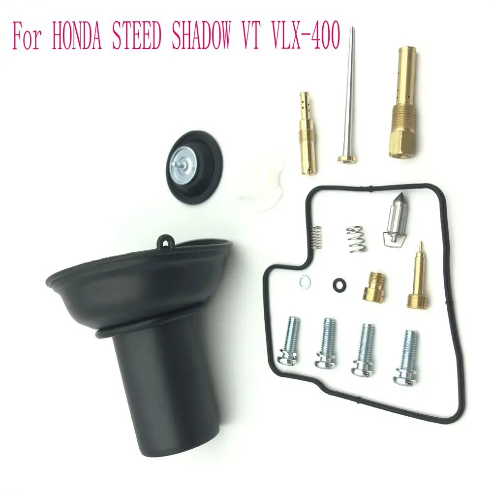 for HONDA STEED SHADOW VT VLX 400 94-03 95 96 97 98 99 01 02 auto Carburetor Repair Rebuild Kit Diaphragm plunger w/Needle
for HONDA STEED SHADOW VT VLX 400 94-03 95 96 97 98 99 01 02 auto Carburetor Repair Rebuild Kit Diaphragm plunger w/Needle