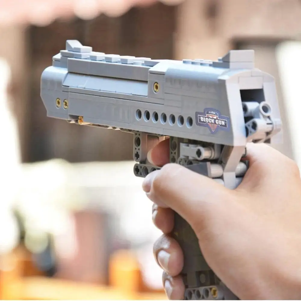 307pcs DIY Military Desert Eagle Gun Assembly Model Weapon Bullet Building Block Mini Gun Toys Early Education Gift for Children
307pcs DIY Military Desert Eagle Gun Assembly Model Weapon Bullet Building Block Mini Gun Toys Early Education Gift for Children