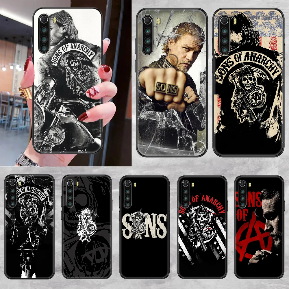 ТВ Sons of Anarchy Чехлы для телефона с изображением логотипа клуба чехол Xiaomi Redmi Note 7 7A 8