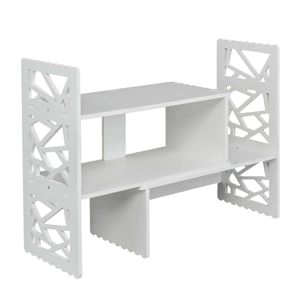 Expandable Openwork Desktop Bookshelf Organizer Shelving Unit White Matte Finish FPing
Expandable Openwork Desktop Bookshelf Organizer Shelving Unit White Matte Finish FPing