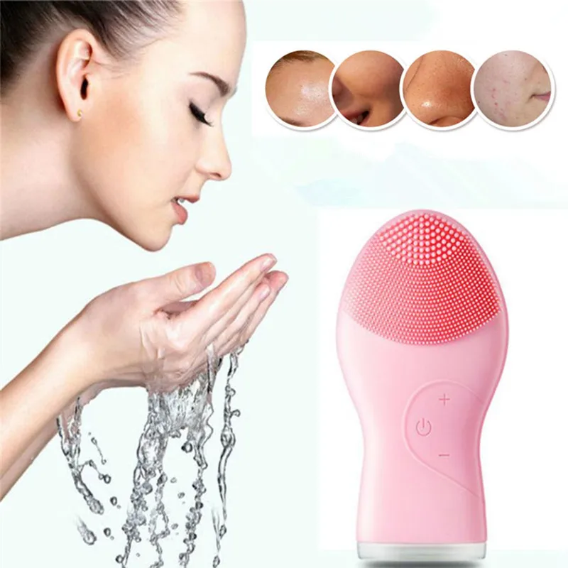 Mini Portable Electric Facial Cleaning Brush Washing Machine Cleansing Devices Waterproof Silicone Massage Skin Care Tool 40#810
Mini Portable Electric Facial Cleaning Brush Washing Machine Cleansing Devices Waterproof Silicone Massage Skin Care Tool 40#810