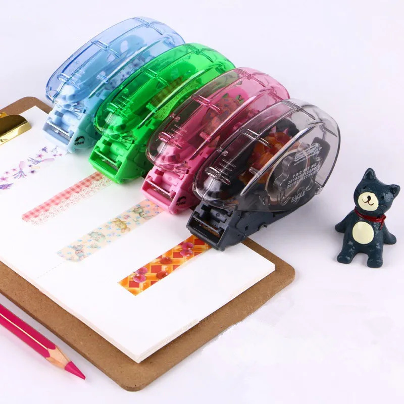Color Scotch Tape Dispenser Mini Washi Tape Dispenser Cutter Portable Japanese Stationery Sticker Holder Storage Office Supplies
Color Scotch Tape Dispenser Mini Washi Tape Dispenser Cutter Portable Japanese Stationery Sticker Holder Storage Office Supplies