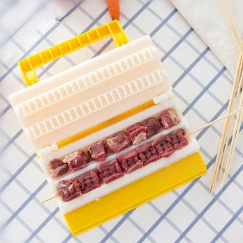 1Pc Kebab Meat Make Tool Quick Making Barbecue Devices Tools for Outdoor Special Multi-function Table Kebab Single Double Row
1Pc Kebab Meat Make Tool Quick Making Barbecue Devices Tools for Outdoor Special Multi-function Table Kebab Single Double Row