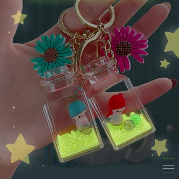 Luminous Angel Baby Keychain Quicksand Sequin Key Ring Moving Liquid oil Drop Keyfob Jewelry Gift for Couple
Luminous Angel Baby Keychain Quicksand Sequin Key Ring Moving Liquid oil Drop Keyfob Jewelry Gift for Couple