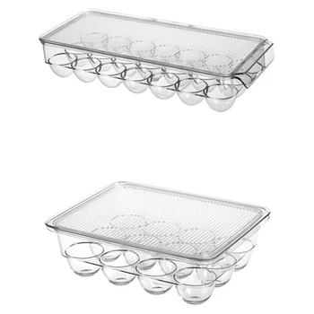 Egg Box Kitchen Egg Storage Box Home Organizer Refrigerator Egg Crisper Container Egg Racks Food Storage Tray
Egg Box Kitchen Egg Storage Box Home Organizer Refrigerator Egg Crisper Container Egg Racks Food Storage Tray