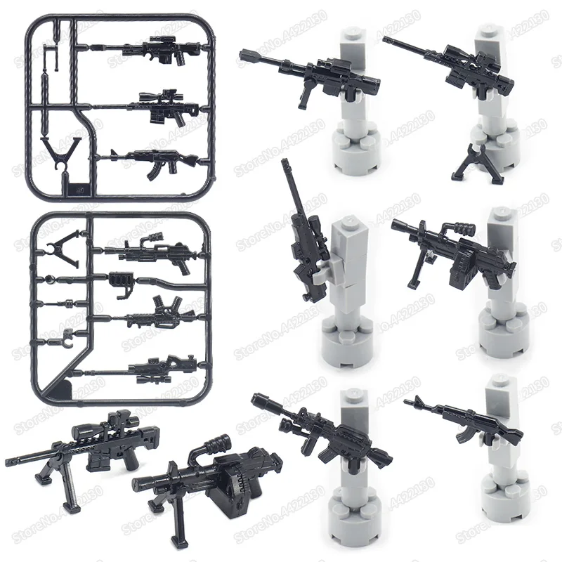 Weapons Building Blocks Military Figures Assembly Ordnance Model Mini Gun World War2 Army Equipment Moc Child Christmas Gift Toy
Weapons Building Blocks Military Figures Assembly Ordnance Model Mini Gun World War2 Army Equipment Moc Child Christmas Gift Toy