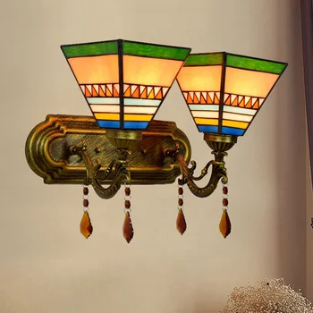 Southeast Asian Style Bedroom Bedside Wall Lamp Colorful Glass Retro Pastoral Mediterranean Hotel Crystal Wall Lamp
Southeast Asian Style Bedroom Bedside Wall Lamp Colorful Glass Retro Pastoral Mediterranean Hotel Crystal Wall Lamp