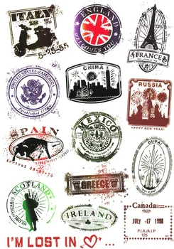 New Design A4 Size Retro Stamp PVC Waterproof Notebook Suitcase Luggage Laptop Stickers For Mac Pro Skateboard DIY Sticker 
New Design A4 Size Retro Stamp PVC Waterproof Notebook Suitcase Luggage Laptop Stickers For Mac Pro Skateboard DIY Sticker