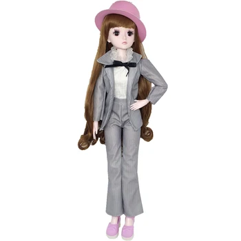 1/3 60cm Doll Accessories Striped Suit with Hat Fashion Suit Clothes for BJD Doll DIY Toys for Girl Coat Dress Suit
1/3 60cm Doll Accessories Striped Suit with Hat Fashion Suit Clothes for BJD Doll DIY Toys for Girl Coat Dress Suit