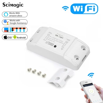Wifi switch wireless remote DIY automatic lighting smart home automation relay module controller to work with Alexa
Wifi switch wireless remote DIY automatic lighting smart home automation relay module controller to work with Alexa