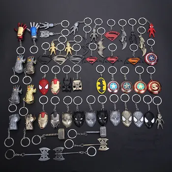 Marvel Avengers Thor's Hammer Keychain Captain America Shield Hulk Batman Mask KeyChain Keyrings Action Figure Cosplay Toys
Marvel Avengers Thor's Hammer Keychain Captain America Shield Hulk Batman Mask KeyChain Keyrings Action Figure Cosplay Toys