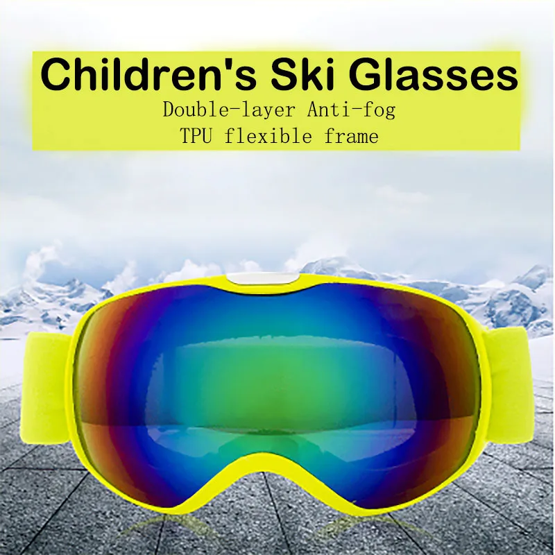 Ski Goggles Small Size for Children Double-layer UV400 Anti-fog Skiing Eyewear Kids Girls Boys Snow Ski Snowboard Mask Winter
Ski Goggles Small Size for Children Double-layer UV400 Anti-fog Skiing Eyewear Kids Girls Boys Snow Ski Snowboard Mask Winter