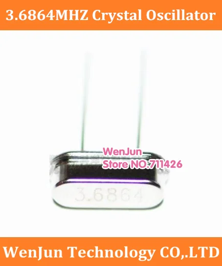 500pcs/lot NEW HC-49S 3.6864MHZ 3.6864 MHZ Crystal Oscillator Direct insertion 3.6864MHZ 20PPM 20PF Plug-in crystal Oscillator
500pcs/lot NEW HC-49S 3.6864MHZ 3.6864 MHZ Crystal Oscillator Direct insertion 3.6864MHZ 20PPM 20PF Plug-in crystal Oscillator