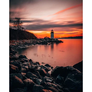 Full square 5D DIY diamond embroidered sunset sunset landscape cross stitch landscape diamond painting home decoration craft ZWQ
Full square 5D DIY diamond embroidered sunset sunset landscape cross stitch landscape diamond painting home decoration craft ZWQ