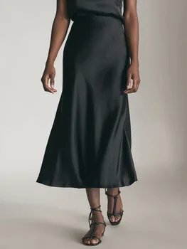 A-Line New Coming Prom Skirt High Quality High Waist Satin Skirt Metallic Color Long Skirt Shiny Silk Imitation skirt
A-Line New Coming Prom Skirt High Quality High Waist Satin Skirt Metallic Color Long Skirt Shiny Silk Imitation skirt