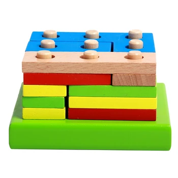 Baby Montessori Education Shape Toys Wooden Blocks Toys Geometry Intelligence Board Teaching Leaning Match Toys For Children 
Baby Montessori Education Shape Toys Wooden Blocks Toys Geometry Intelligence Board Teaching Leaning Match Toys For Children