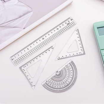 Hot Sale 4pcs Straightedge Triangles Ruler Measure Protractor Set Student Drawing Stationery School Office Supply
Hot Sale 4pcs Straightedge Triangles Ruler Measure Protractor Set Student Drawing Stationery School Office Supply