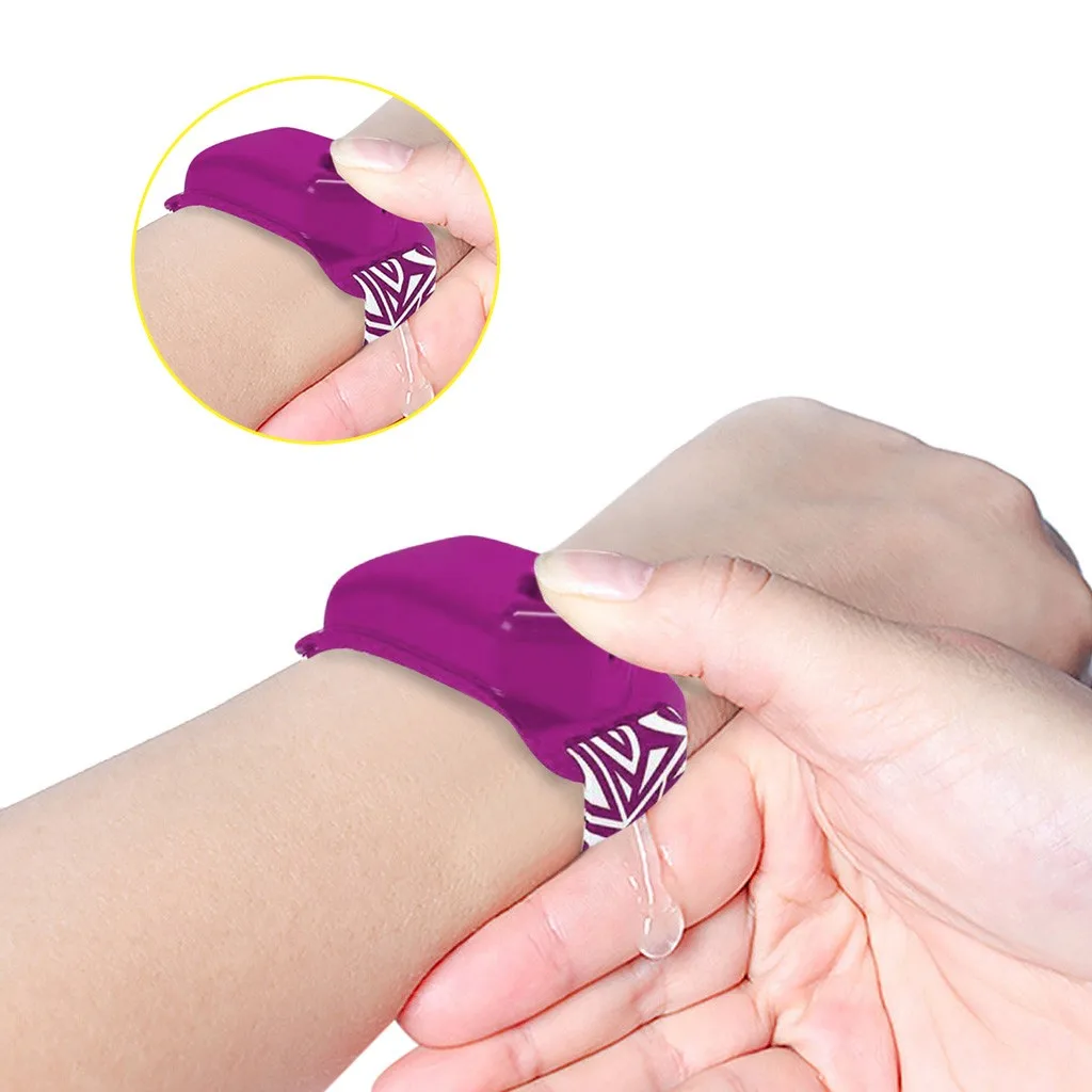 5PC Hand Sanitizer Dispensing Portable Bracelet Wristband Hand Dispenser 10ML Handwash Gel Sanitizing Wristband Hand Wearable50
5PC Hand Sanitizer Dispensing Portable Bracelet Wristband Hand Dispenser 10ML Handwash Gel Sanitizing Wristband Hand Wearable50
