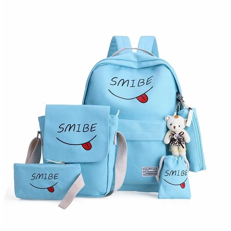 Suit Combination Backpack Female New High-end Student Backpack Student Bag Bear Cute Backpack Children Enrollment Gift Set
Suit Combination Backpack Female New High-end Student Backpack Student Bag Bear Cute Backpack Children Enrollment Gift Set