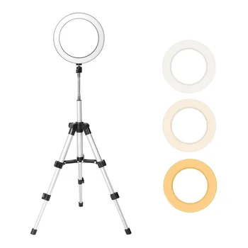 Dimmable LED Studio Camera Ring Light with tripod Photo Mobile Phone Video Annular Lamp Tripod For Xiaomi iphone Canon Nikon
Dimmable LED Studio Camera Ring Light with tripod Photo Mobile Phone Video Annular Lamp Tripod For Xiaomi iphone Canon Nikon