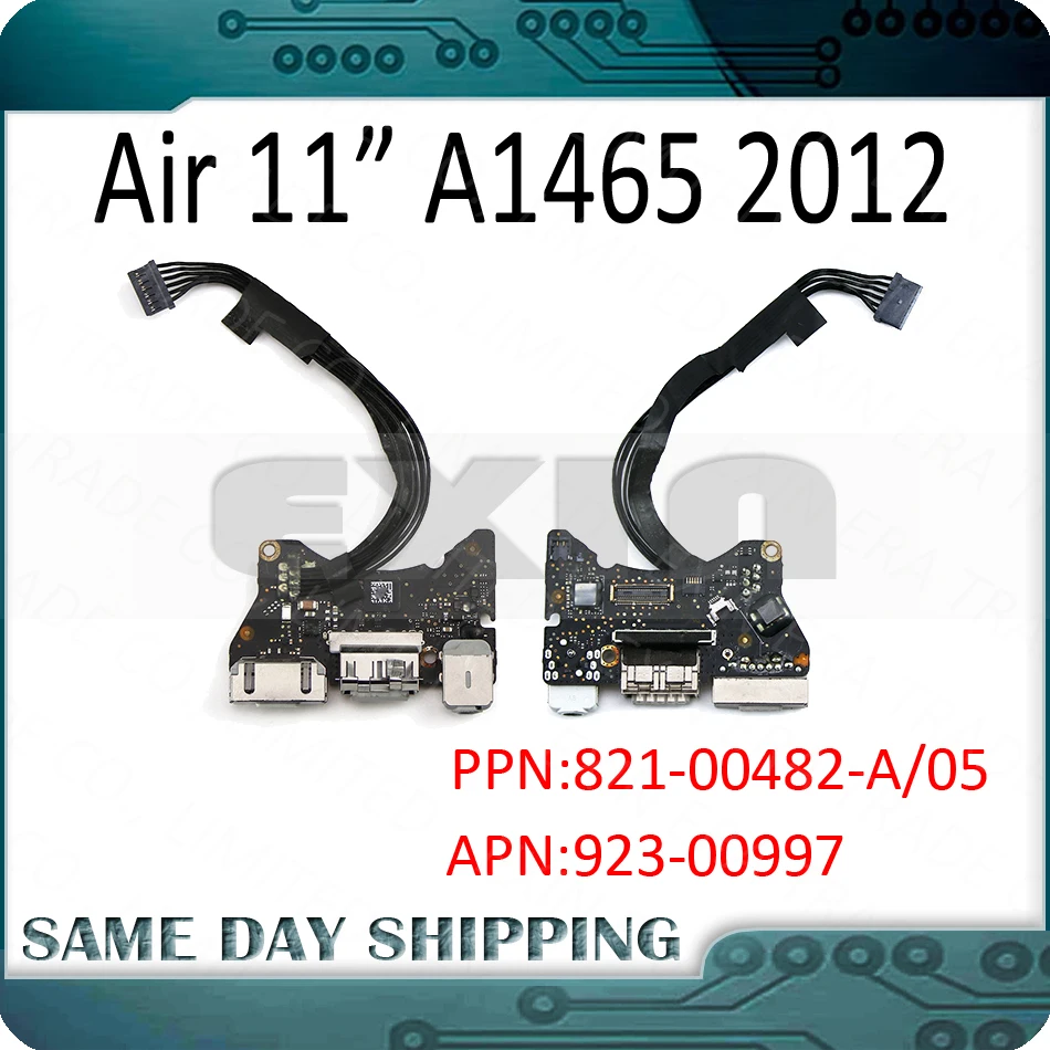 Original for Apple MacBook Air 11" A1465 2012 DC Jack USB Power Audio I/O Board 820-3213-A MD223 MD224 923-0118 820-3213
Original for Apple MacBook Air 11" A1465 2012 DC Jack USB Power Audio I/O Board 820-3213-A MD223 MD224 923-0118 820-3213