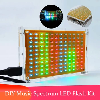 LED Music Spectrum Electronic DIY LED Flash Kit with Acrylic case for Mini Amplifier Speaker Kit Speaker Funny Test Gifts
LED Music Spectrum Electronic DIY LED Flash Kit with Acrylic case for Mini Amplifier Speaker Kit Speaker Funny Test Gifts