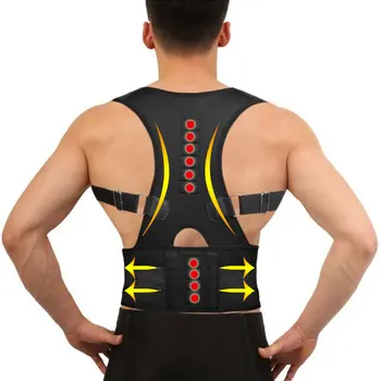 Orthopedic Magnetic Therapy Back Support Belt Posture Corrector Shoulder Spine Girdle Corset Straightener Back Brace
Orthopedic Magnetic Therapy Back Support Belt Posture Corrector Shoulder Spine Girdle Corset Straightener Back Brace